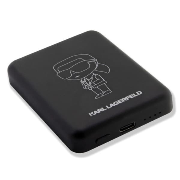 Karl Lagerfeld Trådlös Magsafe Powerbank 3000mAh 5W Ikonik - Svart