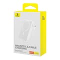 Miniatyrbild 5 av 5: Baseues Mgasafe Powerbank 10000mAh 60W Med Built-in USB-C Kabel - Vit