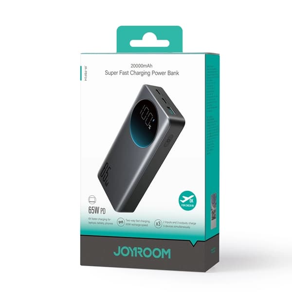 Joyroom Powerbank 20000mAh 65W - Svart