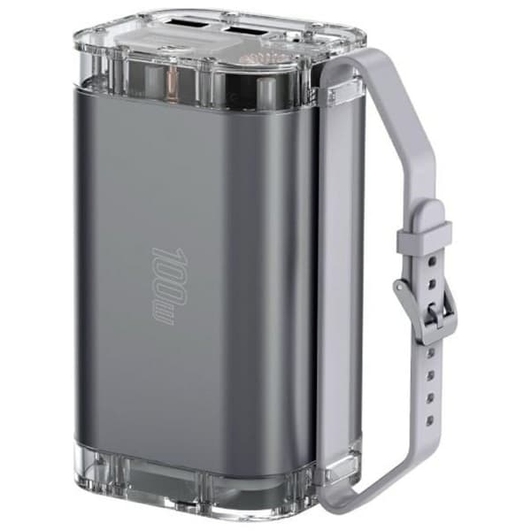 4smarts Powerbank 40000mAh Lucid Ultra - Grå Grå