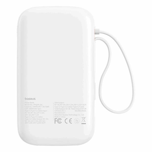 Dudao Snabbladdare 25W A27 GaN USB-C - Vit
