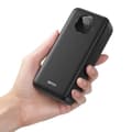 Miniatyrbild 4 av 5: BWOO Powerbank 30000mAh 22.5W med LCD-skärm - Svart