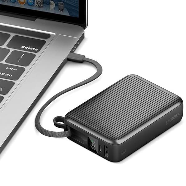 Energea PowerBank 20000mAh 45W USB-C Kabel - Grå