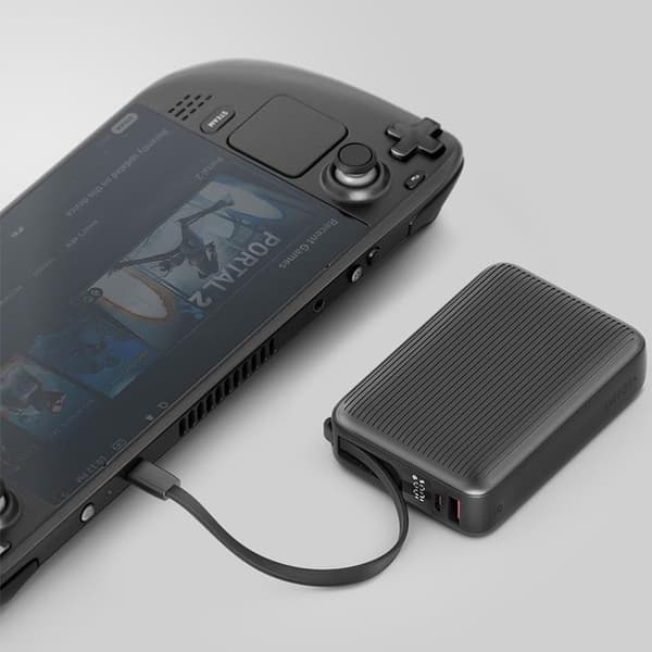 Energea PowerBank 20000mAh 45W USB-C Kabel - Grå