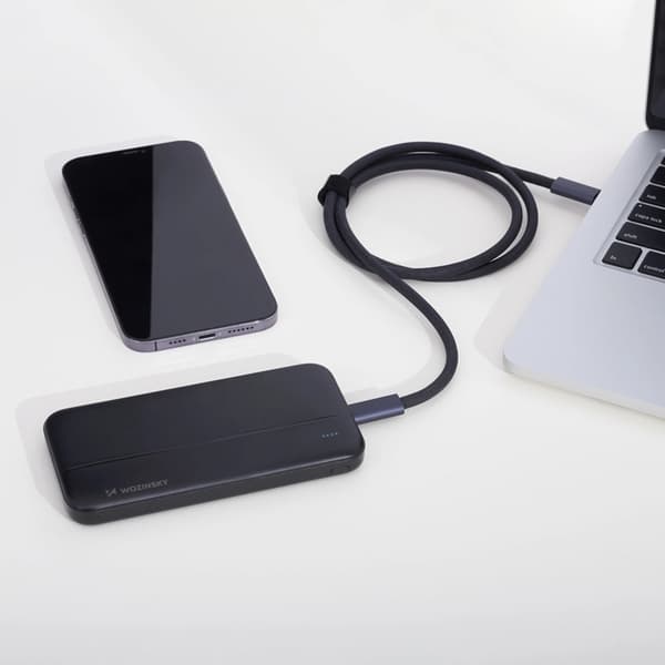 Wozinsky Powerbank 10000mAh Li-Po 2xUSB-A - Svart