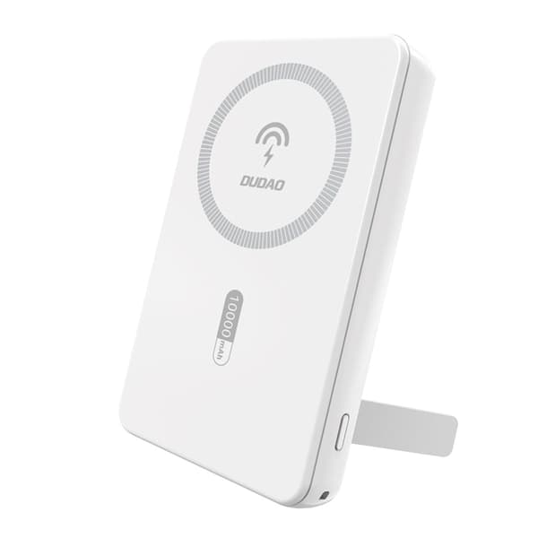Dudao MagSafe Powerbank 10000mAh 20W USB-A/USB-C - Vit