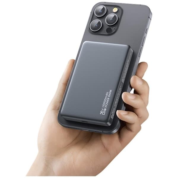 USAMS Magnetisk Trådlös Powerbank 10000mAh 20W - Tarnish