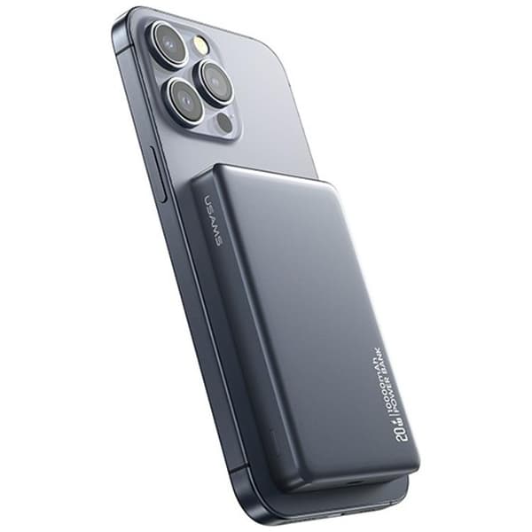 USAMS Magnetisk Trådlös Powerbank 10000mAh 20W - Tarnish