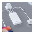 Miniatyrbild 2 av 5: Dudao Powerbank 20000mAh 2xUSB-A 2.4A - Vit