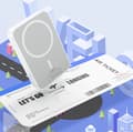 Miniatyrbild 9 av 10: Dudao MagSafe Powerbank 5000mAh 20W USB-A/USB-C - Vit