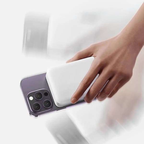 Dudao MagSafe Powerbank 10000mAh 20W USB-A/USB-C - Vit