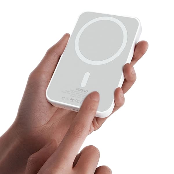 Dudao MagSafe Powerbank 10000mAh 20W USB-A/USB-C - Vit