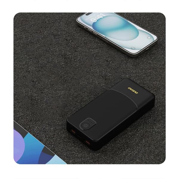 Dudao Powerbank 20000mAh 2xUSB-A 2.4A - Svart