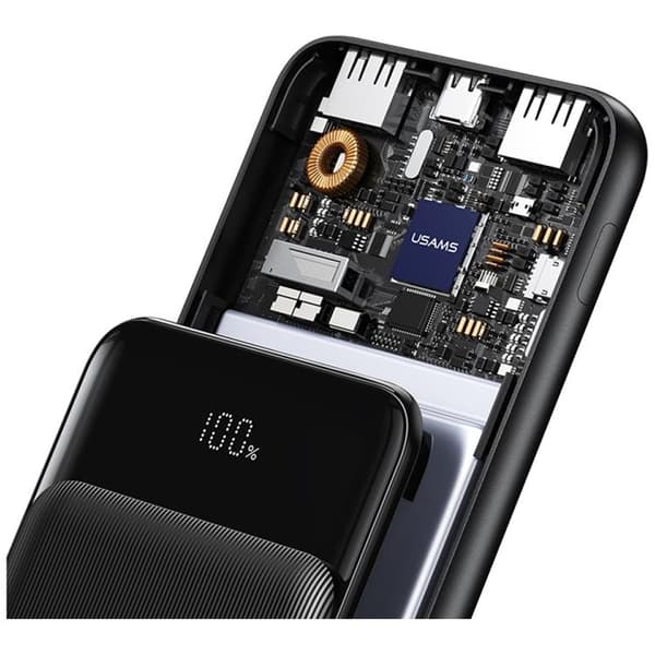 USAMS Powerbank 20000mAh XY Series - Svart