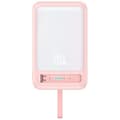 Miniatyrbild 1 av 7: USAMS Magnetisk Trådlös Powerbank 10000mAh CD219 XM- Rosa