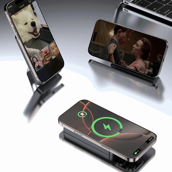 Dudao Magsafe Powerbank 10000mAh 20W K29 PD Stativ - Grå