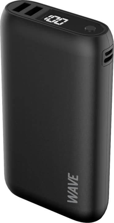 Wave Extrapower Powerbank, 20 000 mAh, svart