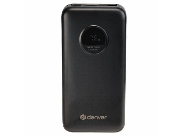 Denver PQC-20065, 20000 mAh, Sort