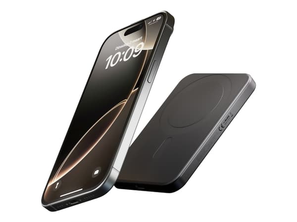Zens Slim Qi2 Al Powerbank 5000mAh Black
