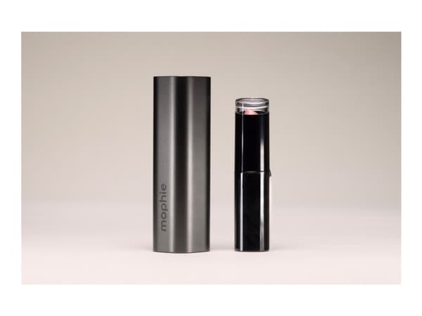 mophie powerstation mini - Strømbank - 5000 mAh - 20 watt - PD (24 pin USB-C) - på kabel: USB-C - svart