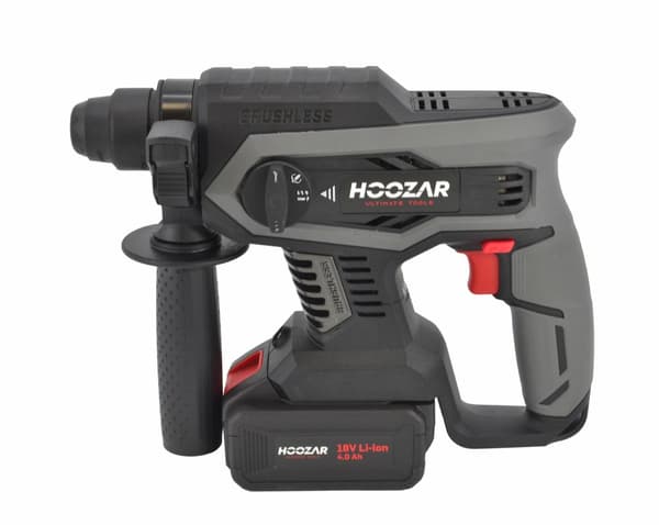 HOOZAR BORSTLÖS BORR SDS+ 18V 2x4,0Ah 2,2J RH10BL
