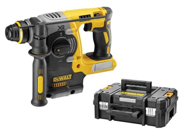 DEWALT BORR- OCH KICKNINGSHAMMER SDS-PLUS 18V LI-ION 2.1J UTAN BATTERIER OCH LADDARE TSTAK DCH273NT