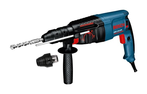 BOSCH HAMMER 800W GBH 2-26 DFR 2,7J + 13 mm HÅNDTAG
