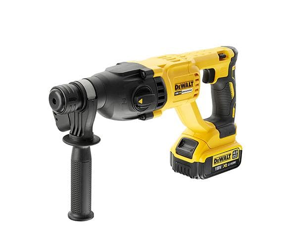 DEWALT HAMMER MED CHUNKING MULIGHED 18V 2,6J 1 x 4,0Ah XR LI-ION BØRSTELØS DCH133M1
