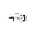 Miniatyrbild 3 av 6: Marteau piqueur SDS-Max 1700 W 23 J GSH 11 VC - BOSCH - koffert - 0611336000