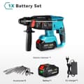 Miniatyrbillede 2 af 2: Børsteløs Elektrisk Hammerboremaskine, 1680W Effekt, 26mm Maks. Borediameter,EU, 1X Batteri Sæt