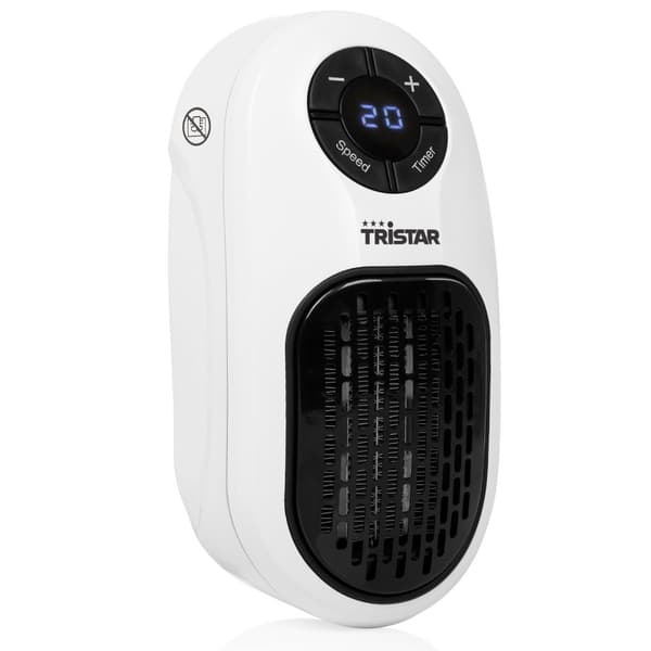 Lämpöpuhallin Portable Digital musta, Valkoinen