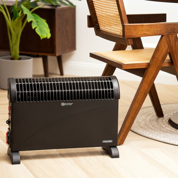 Mesko konvektor med turboventilator og timer