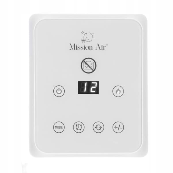 MALMO 2400W Valkoinen pylväspuhallinlämmitin