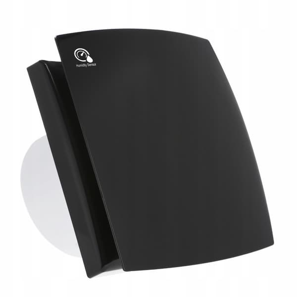 Kylpyhuoneen tuuletin WINDY 120 H+T BLACK