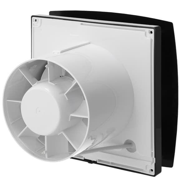Kylpyhuoneen tuuletin WINDY 120 H+T BLACK
