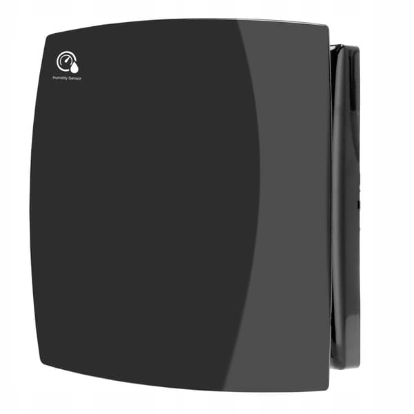 Kylpyhuoneen tuuletin WINDY 120 H+T BLACK