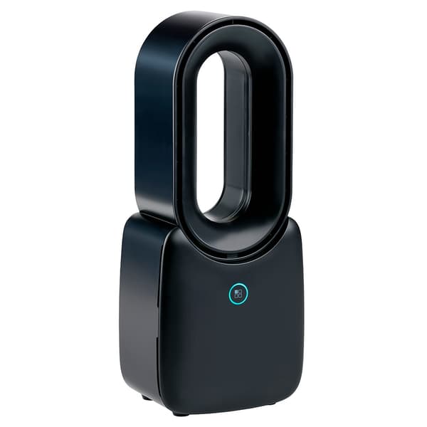 Bladløs bordvifte med tre hastigheter og USB-C-lading - Svart