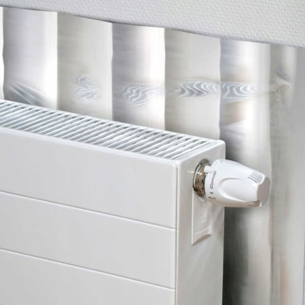 Radiatorreflektor 750x50 cm - energibesparende varmereflekterende isoleringssæt