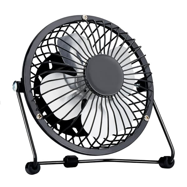 Bordventilator på 13 cm i diameter med USB-tilslutning
