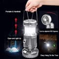 Miniatyrbild 4 av 11: OBOSOE Bärbar Handfläkt/fläkt med Turboeffekt med Bluetooth – Solcellsdriven campinglampa Perfekt för Resor och Utomhusaktiviteter