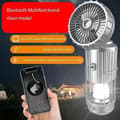 Miniatyrbild 1 av 11: OBOSOE Bärbar Handfläkt/fläkt med Turboeffekt med Bluetooth – Solcellsdriven campinglampa Perfekt för Resor och Utomhusaktiviteter