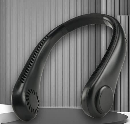 OBOSOE Portabel Handfläkt ,Halsfläkt med Turboeffekt – Justerbar i 3 Hastigheter, Handsfree Fläkt för Sommar och Resor