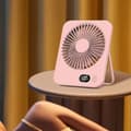 Miniatyrbild 9 av 9: Lollanda Mini USB-Fläkt med LED-Display, Uppladdningsbar Portabel Fläkt - Bärbar och Justerbar för Resor