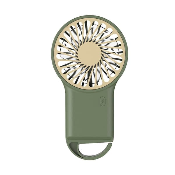 Lollanda Mini kannettava käsituuletin / taitettava USB-pöytätuuletin 3 nopeudella – kannettava kevyt tuuletin työpöydälle, ulkoiluun ja matkoille Vihreä