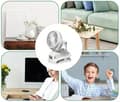 Miniatyrbild 8 av 8: Lollanda 3-i-1 dimfläkt - 360° Fläkt med Klämma,Bärbar Handfläkt/fläkt med Batteri ,för Resor och Utomhusaktiviteter
