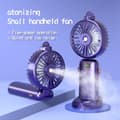 Miniatyrbild 4 av 11: Lollanda Bärbar Handfläkt / Fläkt med Dimma – 5000mAh, 5 Hastigheter, Hopfällbar USB-Fläkt för Resa och Kontorsbruk