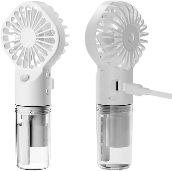 Lollanda Bärbar Sprayfläkt / Campingfläkt – Vattenmist med inbyggd tank, USB, för inomhus, utomhus och barnresor