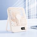 Pikkukuva 2 / 9: Lollanda Mini USB -tuuletin / kannettava minituuletin – akkukäyttöinen pöytätuuletin LED-näytöllä, USB-lataus työpöydälle ja matkoille