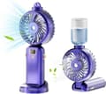 Miniatyrbillede 1 af 7: Lollanda Bærbar Sprayventilator 5000mAh, Sprayventilator – LED, 90° drejelig, Kan hænges på halsen