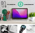 Miniatyrbild 6 av 7: OBOSOE Handfläkt – Portabel Mini USB-Fläkt med 5 Hastigheter & Stativ – Uppladdningsbar & Hopfällbar